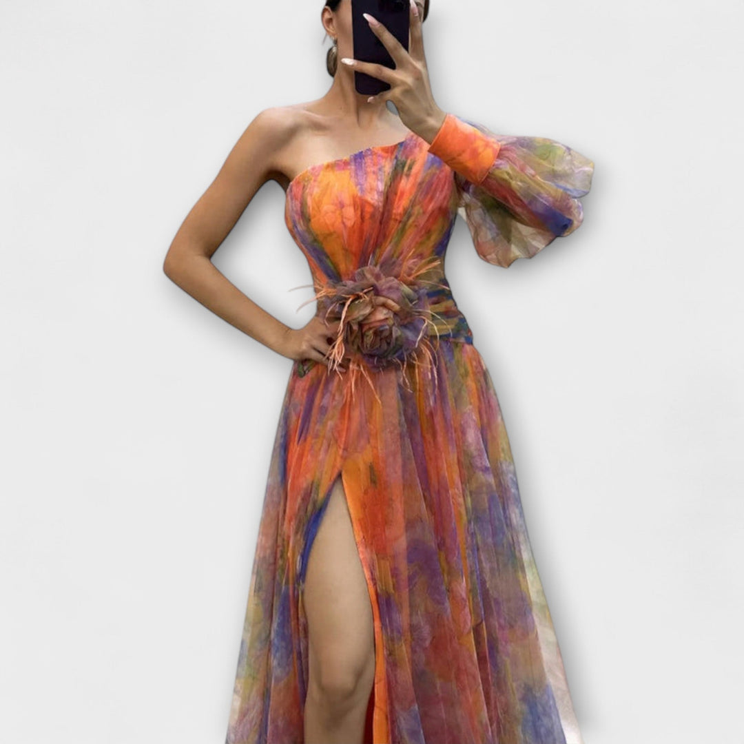 Minna – Asymmetric Amelie Maxi Dress