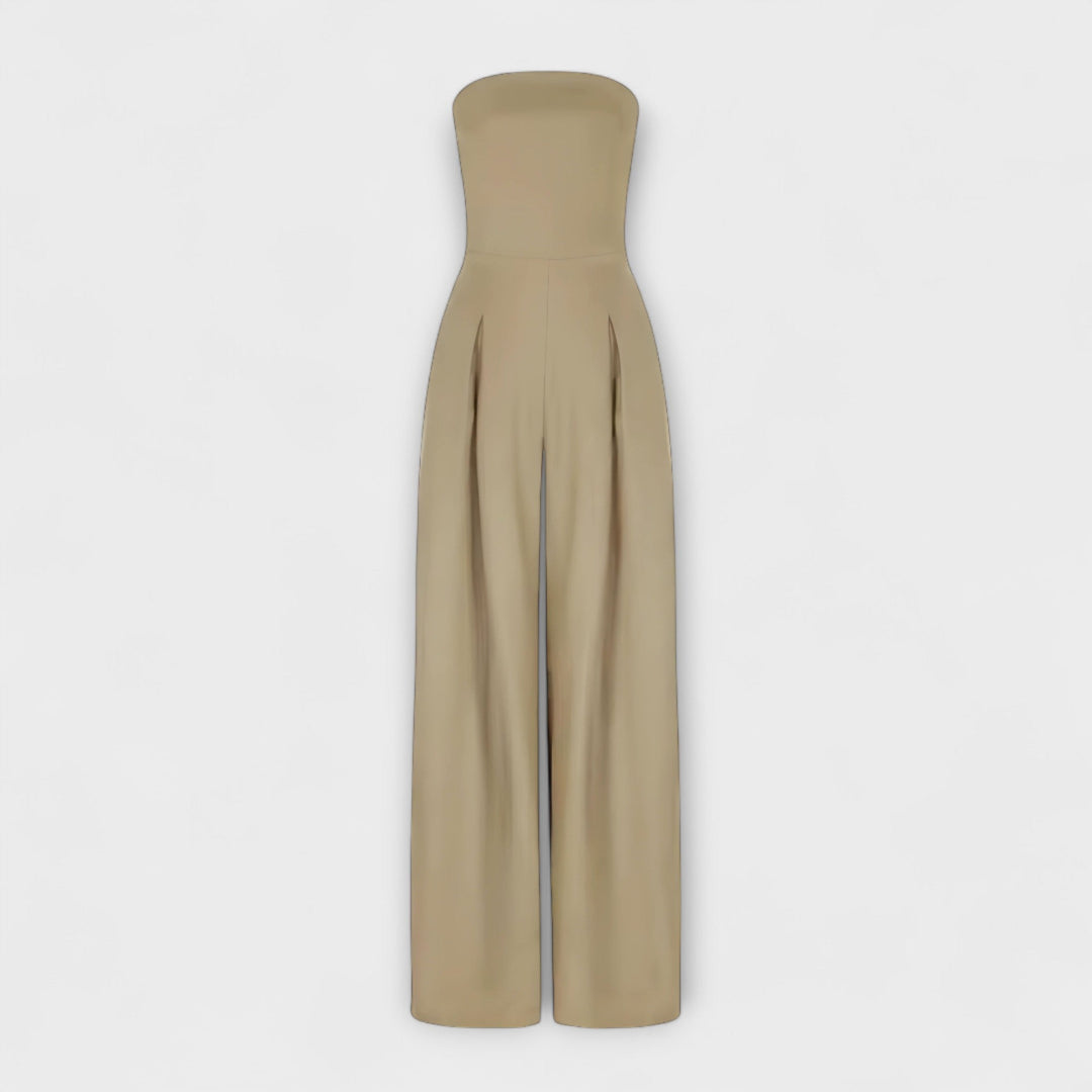 Amélie - Elegant Strapless Jumpsuit