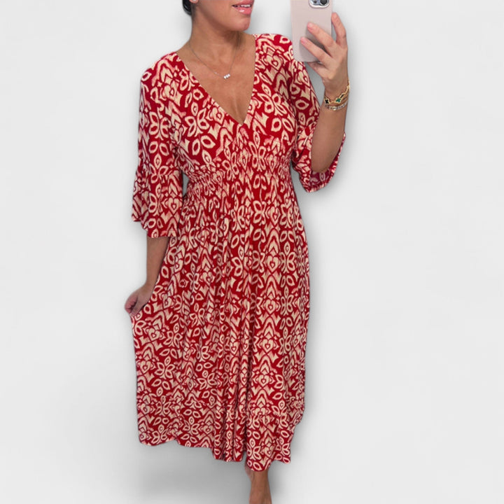 Jazlynn - Bohemian Floral Dress