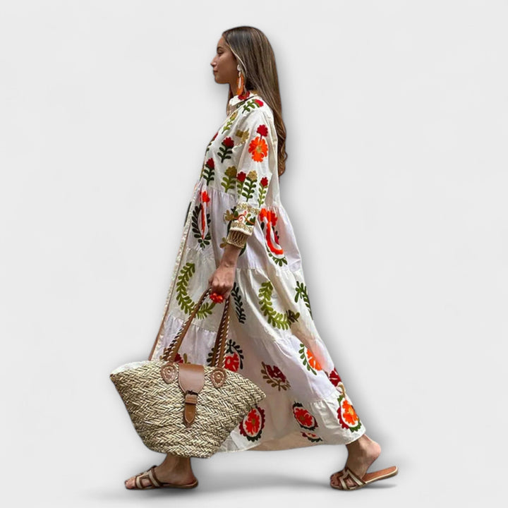 Diona - Graceful Floral Dress