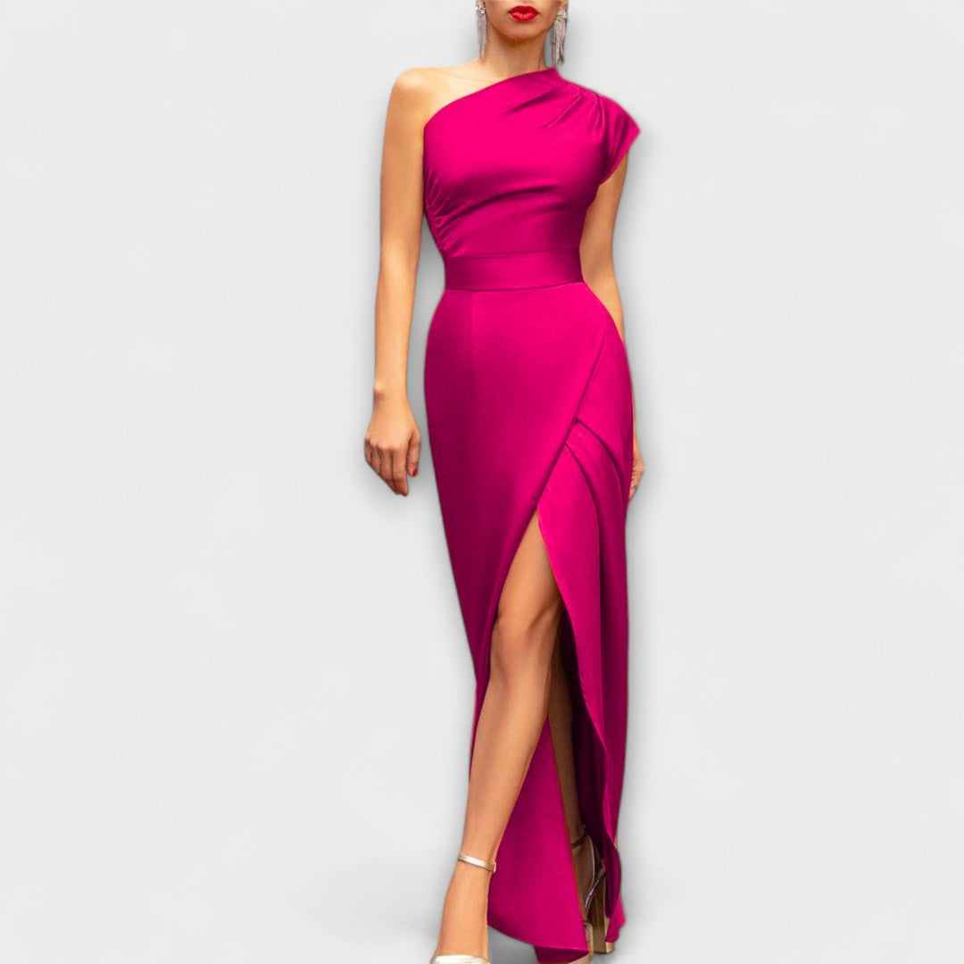 Elegant Asymmetrical Evening Dress