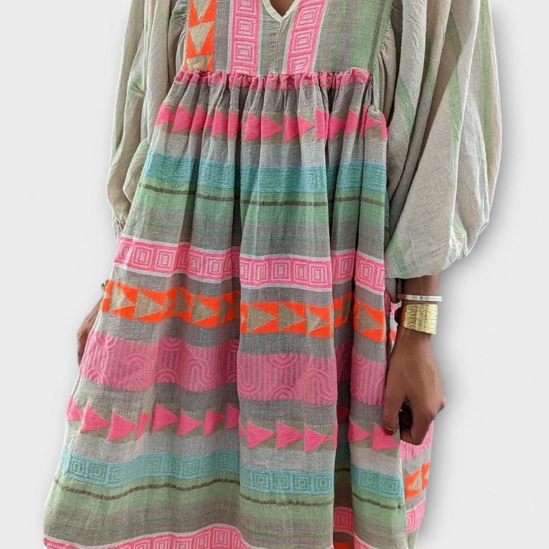Hermine - Vibrant Loose Dress